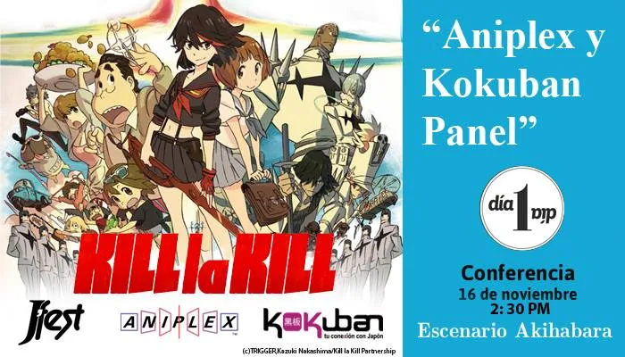 “Aniplex y Kokuban Panel” en el J’Fest