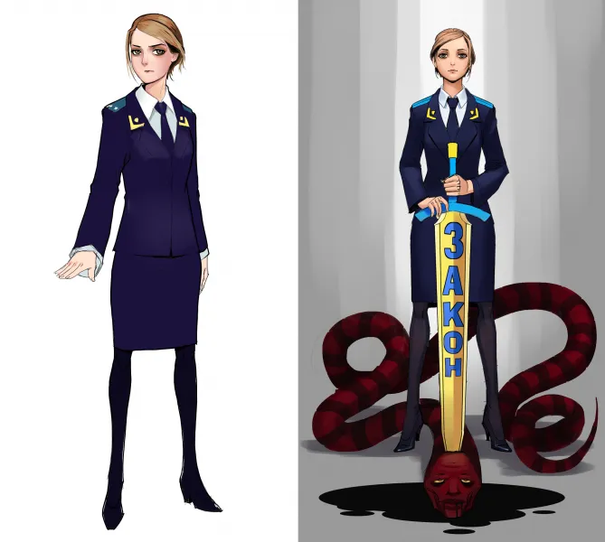 Natalia Poklonskaya y el anime 3