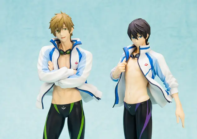 Hobby Stock muestra a detalle las figuras ALTAIR de Haru y Makoto de Free!