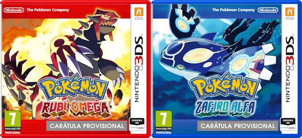 Pokémon Rubí Omega y Pokémon Zafiro Alfa llegan en noviembre a Nintendo 3DS