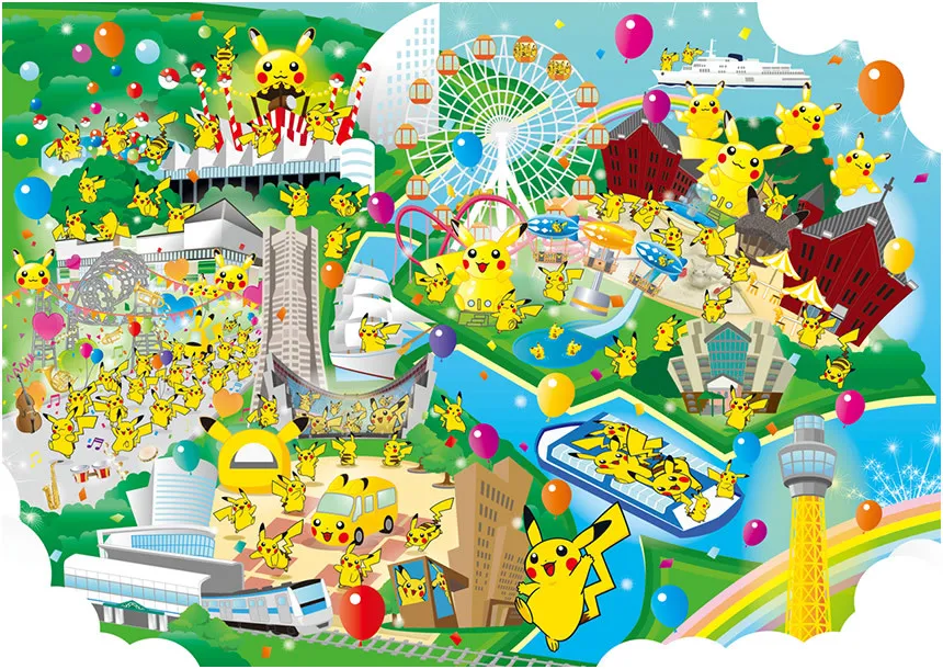 Pikachu invade Yokohama