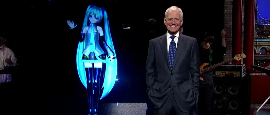 Hatsune Miku se presentó en Late Show con David Letterman