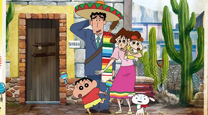 Shin-Chan listo para mudarse a México