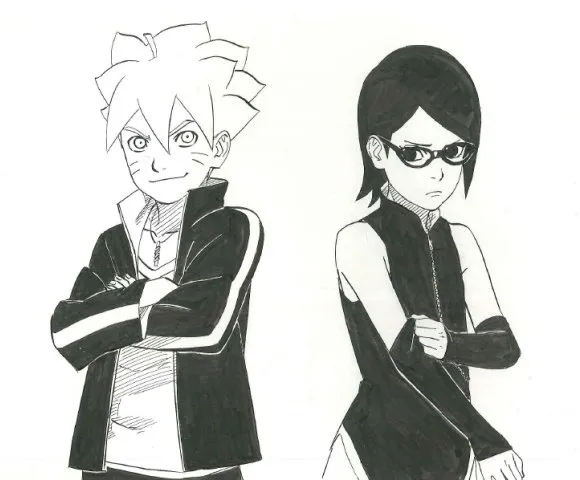 Así lucen Boruto, Sarada y Naruto en el manga spin-off Naruto Gaiden