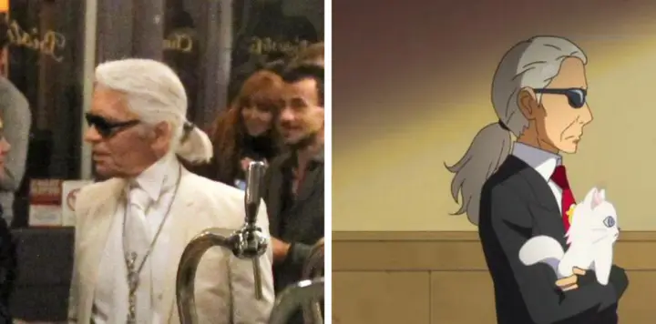 Go! Princess PreCure muestra un cameo del diseñador Karl Lagerfeld