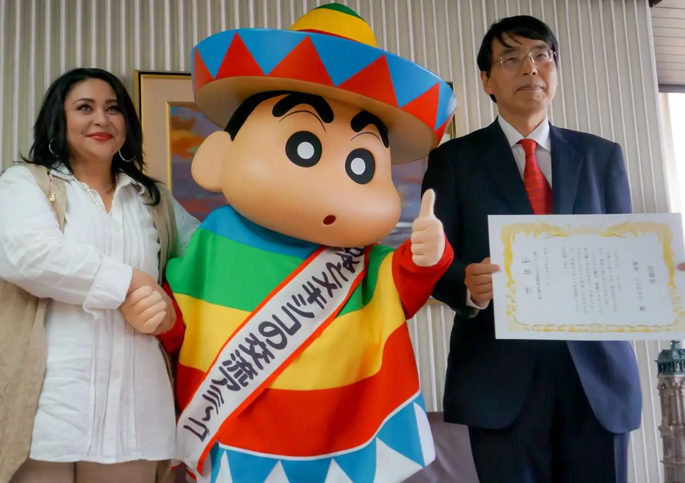Shin-chan llegó a México
