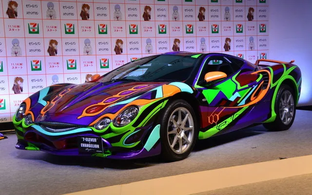 Auto deportivo de Evangelion se pondrá en exhibición