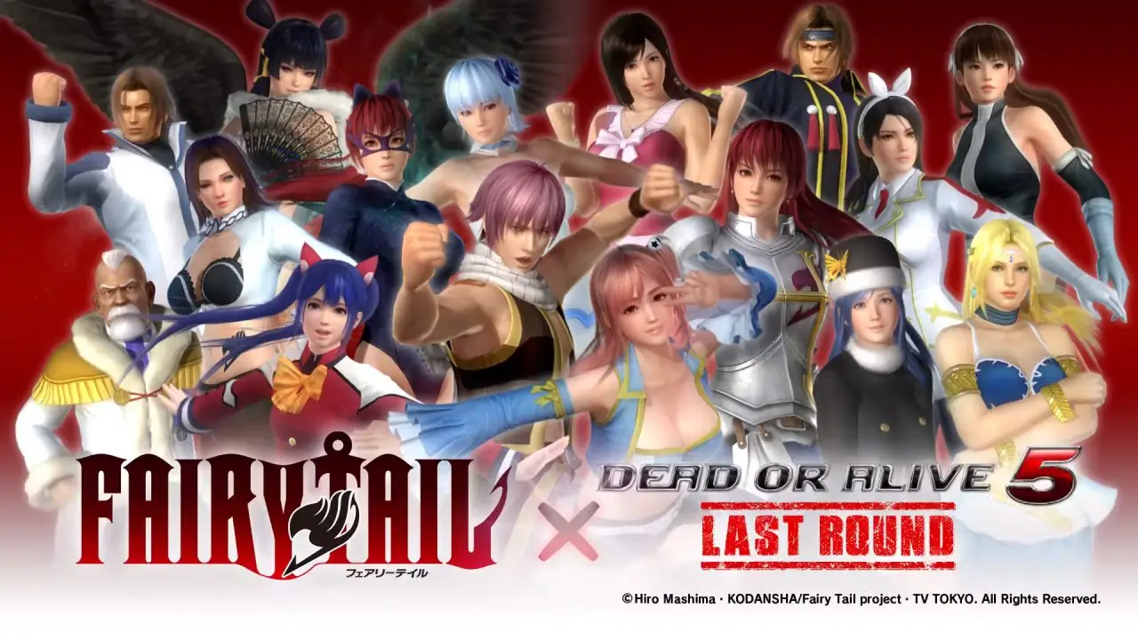 Dead or Alive 5 Last Round colaborará con Fairy Tail