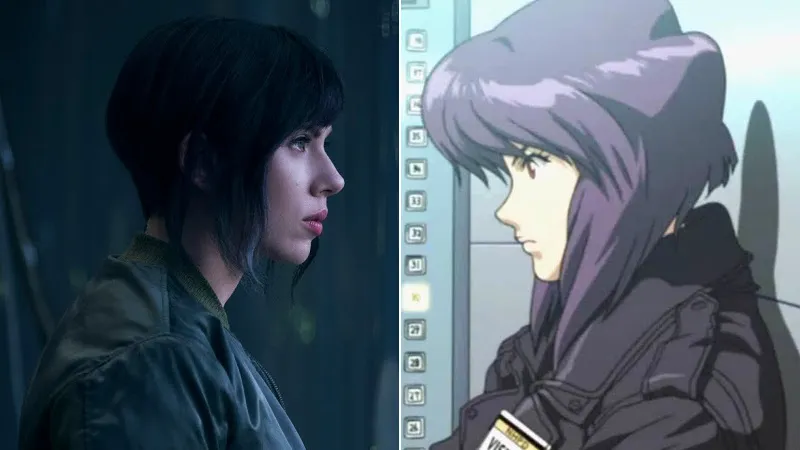 Scarlett Johansson vs Motoko Kusanagi