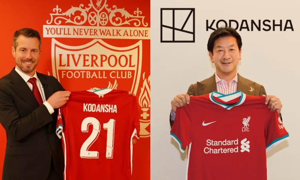 El club de fútbol Liverpool firma colaboración con la editorial Kodansha