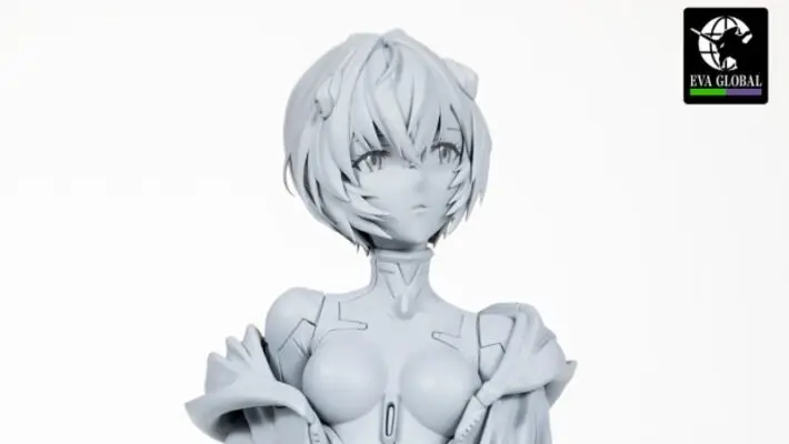 Mira estos increíbles prototipos de figuras de Evangelion de Rei Ayanami y Mari Makinami